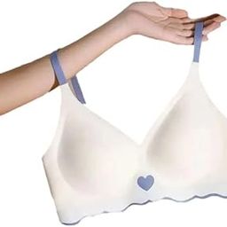 Seamless Push-Up Bra for Women – Wireless, Padded, Invisible Under Clothes, Comfortable Lingerie White-image-65
