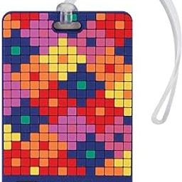 Travel Blue Puzzle ID Tag - Luggage Tag.-picture-36