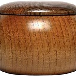 HEAVENGLOW Natural Wood Go Chess Set Bowl Gift 1 Piece for Picnic Adults Beginner A-image-29