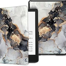 Fintie Slimshell Case for 6.8" Kindle Paperwhite (11th Generation-2021) and Kindle Paperwhite Signature Edition - Premium Lightweight PU Leather Cover with Auto Sleep/Wake, Cloudy Marble-image-95