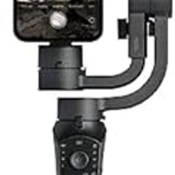 Amazon Basics Handheld Gimbal Stabiliser with 3-Axis Feature and Tripod, Facial Tracking, Time Lapse, FPV, Up to 12 Hours Operational Time, Compatible with All Smart Phones (Dark Grey)-66