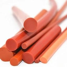 Aicon� Silicone Round Rubber Cord/Strip Temperature Withstand Range -60�C to +220�C and, Hardness - 60+/-5 (5 Meters Pack) (3mm Dia, Red)-27