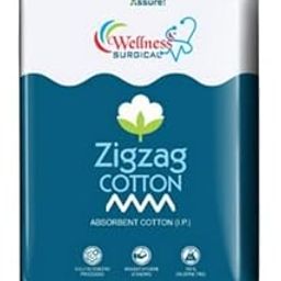 Zig Zag Cotton 100 Gms, Cotton for Beauty & Toner Application, Makeup Remover, Surgeries, Pack of 3-43