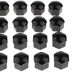 ATORSE® 20 Pieces Car Truck Wheel Tyre Center Hub Screw 21Mm Protective Cap Black-picture-14