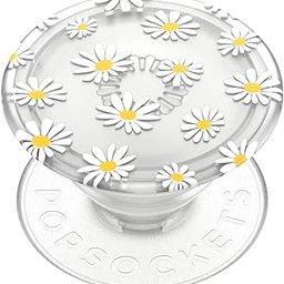 PopSockets Plant-Based Phone Grip with Expanding Kickstand, PopSockets for Phone - Translucent He Loves Me Not-85