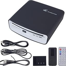 USB External CD Player for Car with USB Port AUX Port Portable Universal CD Player Plugs into Car Laptop Desktop TV Mac Computer - Plug and Play-image-6