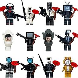 12PCS Action Figure, TV Character Collectible Set of 12 Pieces, Unique Decoration for Home and Room, Perfect for Display and Collection, Pixelated Design Figures Toy for Birthday Gifts Kids-picture-32