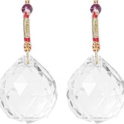 Clear Crystal Hanging Ball Sun Catcher for Positive Energy and Good Luck Prosperity-image-90