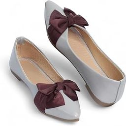 Women Flat Bellies – Synthetic Leather Upper & Flexible PVC Sole | Trendy & Lightweight-image-99