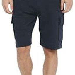 Men's Terry Cargo Shorts, Side Pocket with Cargo Pockets-picture-42