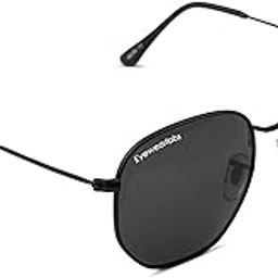 OKNO | Polarized Full Rim Metal Oval Branded Stylish Sunglasses For Men & Women | 100% UV Protection Shades | Cricket Sports Cycling Driving | Medium | Knight-image-67