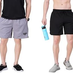 Mens Drawstring Shorts_[GY_BK_XL] Grey-Black-image-81