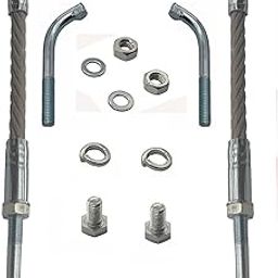 Wauebuly Ice Scratchers Kit Replacement for Track Height 2-1/2 All Snowmobile Equipped with Reverse and Non-Reverse Gears(2 Pieces)-image-43