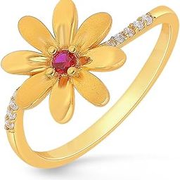 Malabar Gold and Diamonds Gold Ring for Women | Ring for Birthday, Wedding, Anniversary & Valentine's Day Gift-picture-39