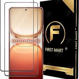FIRST MART Military Grade Gorilla Tempered Glass Compatible For IQOO Neo 10 5G (6.78 Inch) With Easy Installation Kit for Smartphone| Edge To Edge Coverage | Black, Pack of 2-image-11