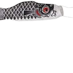 ATORSE 70cm Japanese Windsock Carp Mark Koinobori Sailfish Fish Wind Streamer Black|Home & Garden|Yard, Garden & Outdoor Living|Garden D?©cor|Windmills & Wind Spinners-image-70