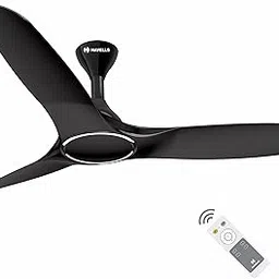 Havells 1200mm Stealth Air BLDC Motor Ceiling Fan | Most Silent & Premium, 5 Star with RF Remote, 100% Copper | Upto 55% Energy Saving, Timer, Memory Backup | (Pack of 1, Mettalic Black)-picture-46