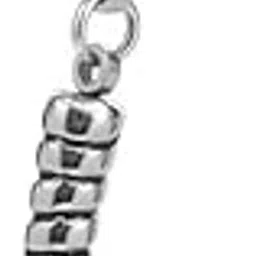 the men thing ANTLER - SILVER - Pure Titanium Steel Ear Hoop Earrings for Men & Boys-picture-0