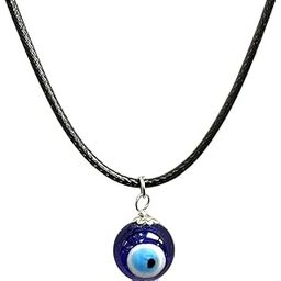 Evil Eye Charm Pendant for Women & Girls | Black Thread Evil Eye Choker Necklace for Nazar Suraksha | Handmade Lucky Evil Eye Locket Jewelry for Protection Spiritual-6