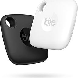 Tile Mate Bluetooth Item Finder, 2 Pack, 60m Finding Range, Compatible with Alexa & Google Home, iOS & Android Compatible, Upto 3 Years of Battery, Find Keys, Remotes & More, Black/White-27