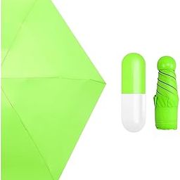 Portable Mini Umbrella for Rain and Sun Protection | Foldable Pocket Capsule, Compact and Lightweight Anti-UV Travel Accessory with Case – for Women, Kids, Men-56