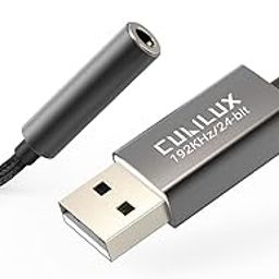Cubilux USB A to 3.5mm Audio Jack Adapter [192KHz/24bit DAC, TRRS MIC-Supported] USB to 1/8” Stereo Combo Headphone Jack Dongle Compatible with PS5 PS4, Windows Linux Laptop PC Computer Raspberry Pi-picture-9
