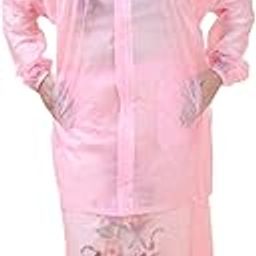 Polyvinyl Chloride (Pvc) Womens Rain Standard Length Jacket With Skirt-picture-14