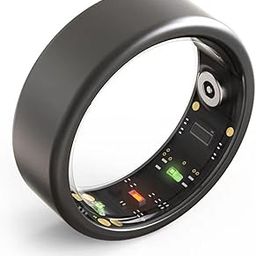 Smart Ring, IP68 Smart Ring for Women Men w/Sleep Heart Rate Blood Pressure Oxygen Monitor Bluetooth Health Ring Waterproof Fitness Tracker Pedometer Calories Step Counter, 5-6 Days Battery Life-36