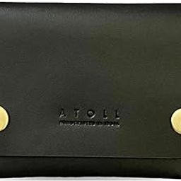 Black Leather Wallet for Men - Thin Wallet with Card Case Slots-13