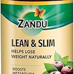 Zandu Lean & Slim | Enriched With The Goodness Of 6 Herbs To Help You In Weight Loss Journey | Acts As A Metabolism Booster & Supports Weight Management, (60 Caps), Pack of 1-24