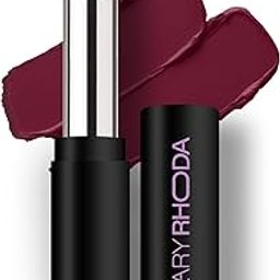 Hilary Rhoda Power Stay NonTransfer Lipstick | Matte Finish | Infused with Vitamin E & Shea Butter | Lightweight & Highly Pigmented | Glides Easily & Smudge-Proof |3.2g (Royal Maroon - Shade 18)-25