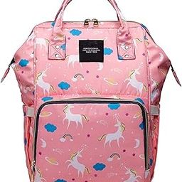 Tip 'n' Top Premium Baby Diaper Bag Backpack for Travelling for Toddlers & Kids (Pink Unicorn)-image-23
