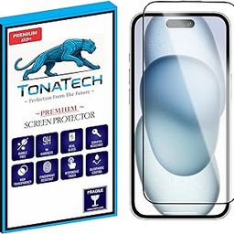 TonaTech Tempered Glass Screen Protector with Edge to Edge Coverage and Easy Installation kit- (Iphone 13 Privacy)-image-51