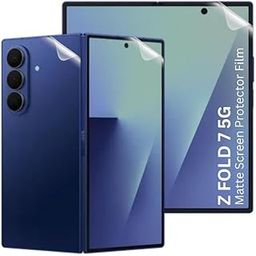 AACL 3in1 Anti-Glare Matte Hydrogel Screen Protector for Samsung Galaxy Z Fold 7 5G 2025 Soft Flexible Matte Membrane Screen Protector Case Friendly,Designed to fit perfectly (Pack 1)-image-46