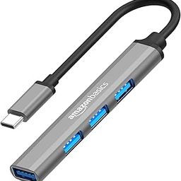 Amazon Basics 4-in-1 Hub Multiport Adapter, USB Type-C with Aluminium Shell, 1xUSB 3.0 & 3xUSB 2.0 for PC, MacBook, Mac Mini, iMac, Tablet, and Smartphone-8