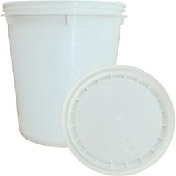 Shiv Packers Plastic Paint Box,Suitable for Chemicals,Paints,Oils Inks, Empty with Seal Lid Storage Box Jar Container (1 LTR), White, Round (1000 ml, 1)-43