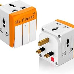 Hi-PLASST UK Plug Multi Plug Adapter - 13A Universal 3 Pin Multiplug Socket with Individual Switch, Type-G Flat Pin Plug Converter for Travel to UK, Hong Kong, London, Singapore, Dubai (Pack of 1)-18