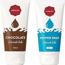 Undercover By ZeroKaata Pack of 2 Water Based Lube For Men and Women (Peppermint and Chocolate- 100 ml each)-image-98