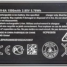 BV6A li-ion Bettary for Nokia 8110 4G (1500mAh) with 6 Months Replacement Warranty*-18