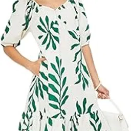 max Women's Cotton A-Line Below The Knee Dress-picture-25