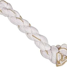 Cotton Blend Solid Dupatta For Women,Pack of 1_Moti Cotton Dupatta_White-image-92