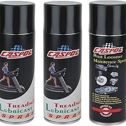 Caspol Treadmill Lubricant Oil Spray 800ml & Rust Remover Spray 400ml | 100% Silione Oil for Gym Equipment | Easy To Use For All Treadmill & Exercise Machine-image-14