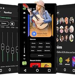 144GB MP4 Players with Bluetooth and Wifi, 4.3 inch 1080p Touch Screen mp4 Players with Spotify and android8.1 streaming music players support online music-image-51