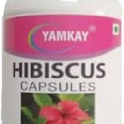 Yamkay Hibiscus Flower Capsules 500Mg - 100 Veg Capsules-image-51