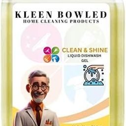 KLEEN BOWLED Dishwash Gel Yellow Lemon & active salt, Refreshing, Antibacterial, Leaves no residue,Fast Cleaner for all types of Utensils, Dishwasher Liquid, Refill Can (5L)-image-9