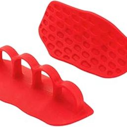 MERISHOPP 1 Pair Weight Lifting Grips Hand Protector for Calisthenics Fitness Dumbbell Red-image-69