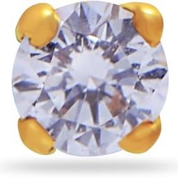 Pride Diamond Collection 22k Yellow Gold and Diamond Nose Pin for Women-image-66