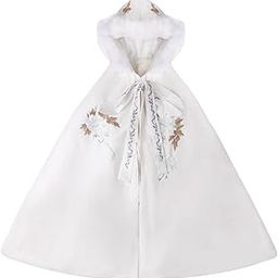 Women Cape Chinese Style Hanfu Cloak Poncho Floral Embroidery Jacket White | Clothing Shoes & Accessories | Womens Clothing | Coats & Jackets-image-22