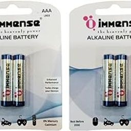 Immense Power AAA LR03 Batteries | High-Performance Alkaline 1.5V | Safe, Durable, Long Shelf Life | Non Rechargeable (Pack of 4)-4