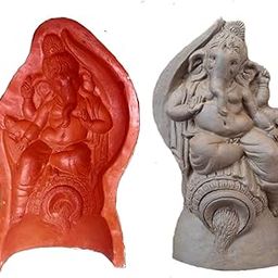 Babul idol workshop B52 Ganesh Mold for Making Idol | 1 feet 8 inch Hight Ganesh Idol Making Mold | Eco Friendly Ganesh murti Making DIY kit and Powder-picture-25